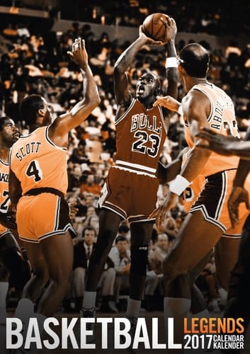 Basketball Legends 2017 Calendar