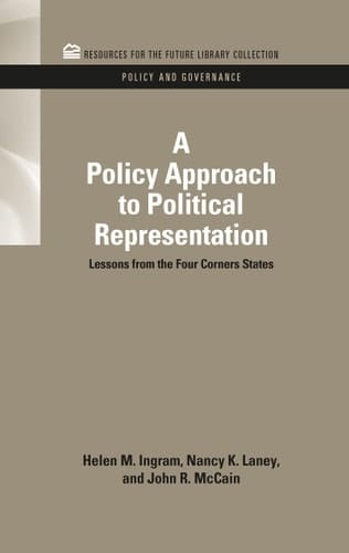 A Policy Approach to Political Representation Lessons from the Four Corners States