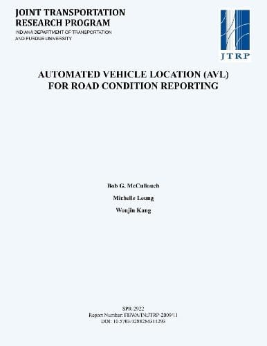 Automated Vehicle Location (AVL) for Road Condition Reporting