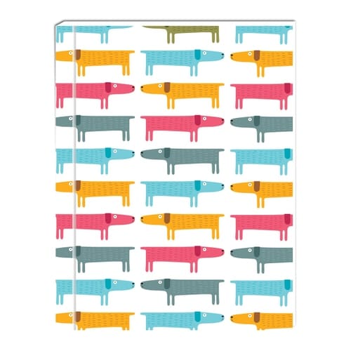 Dogs Lined Green Journal
