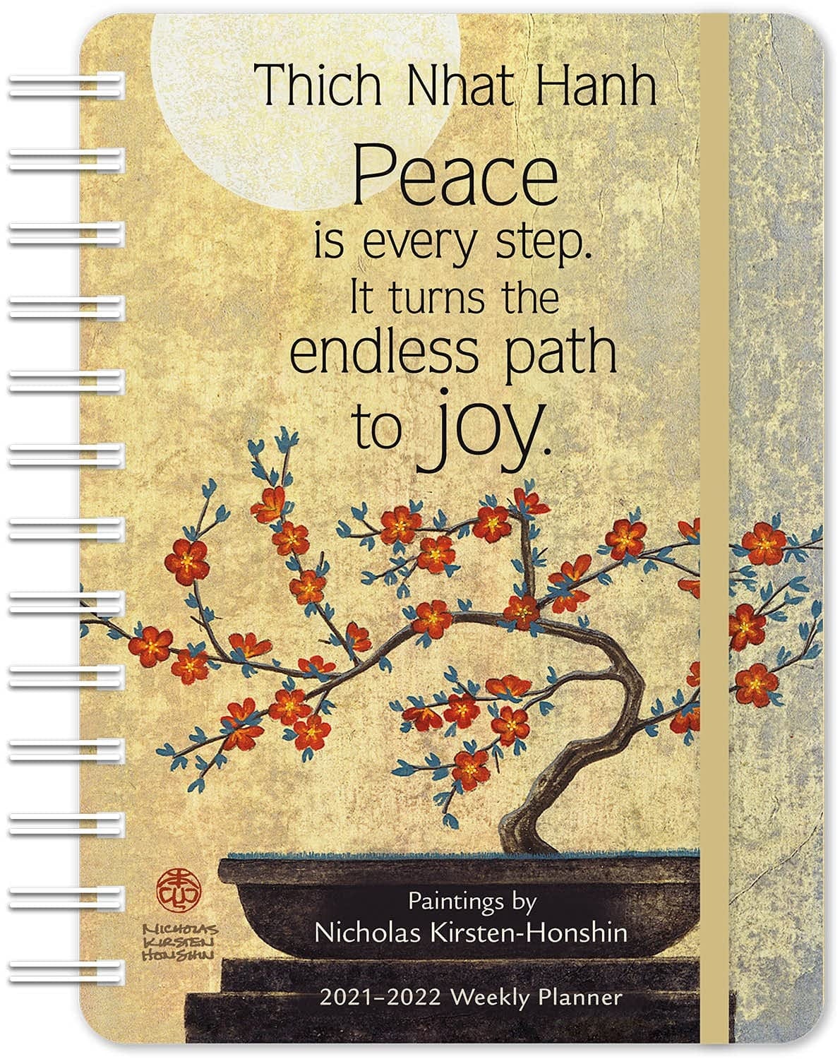 Thich Nhat Hanh 2022 Weekly Planner: On-the-Go 17-Month Calendar with Pocket (Aug 2021 - Dec 2022, 5" x 7" closed)
