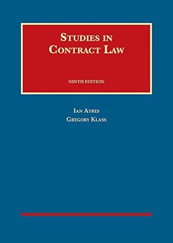 Studies in Contract Law