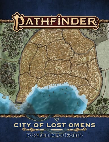 Pathfinder City of Lost Omens Poster Map Folio