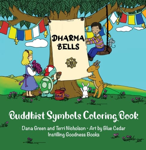 Dharma Bells: Buddhist Symbols Coloring Book