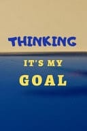 2020 Thinking It's My Goal (6 X 9) 120 Pages Lined Notebook