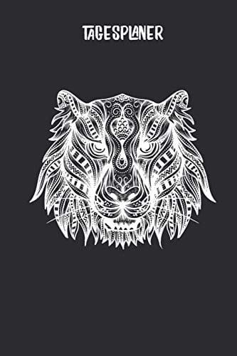 Tagesplaner Mit Tiger Mandala Terminplaner I DIN A5 I 120 Seiten I Tageskalender I Organizer I Achtsamkeit I Ziele