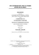 DOD Counternarcotics What Is Congress Getting for Its Money?