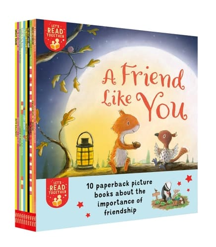 Ten Stories of Friendship Dangerous; Friend Like You; Friends to the Rescue; Great AAA-OOO!; Gruff Grump; Smiley Shark; Train!; Very Greedy Bee; Very Sleepy Sloth; When You Need a Friend
