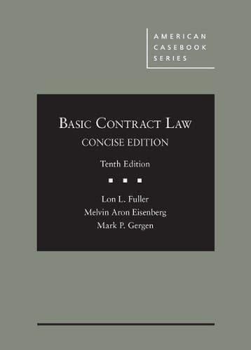 Basic Contract Law, Concise Edition