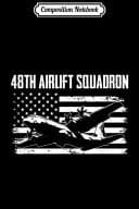 Composition Notebook 48th Airlift Squadron Journal/Notebook Blank Lined Ruled 6x9 100 Pages