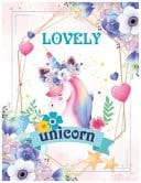 Lovely Unicorn Unicorn Journal, Cute Notebook for Girls, Girls Journal and Diary for Girls, 120 Pages of 8. 5 X 11 Ruled Paper for Writing, ... Girls - Unicorn Gifts for Girls