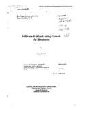 Software Synthesis Using Generic Architectures