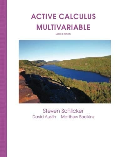 Active Calculus Multivariable 2018