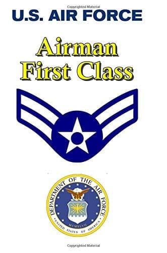 U. S. Air Force Airman First Class Enlisted Rank Insignia - Composition Notebook Journal Diary, College Ruled, 150 Pages