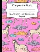 Composition Book Cute Animals Notebook, Wide Ruled Composition Book for Kids, Cute Notebooks for School, Wide Ruled Lined Paper. (7.44" X 9.69" - 100 Sheets/ 200 Pages), Pink Composition Notebook.