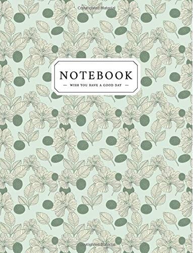 Notebook 100 Lined Journal Pages | Diary | 8. 5 X 11 Large Composition Notebook Matte Finish Paperback