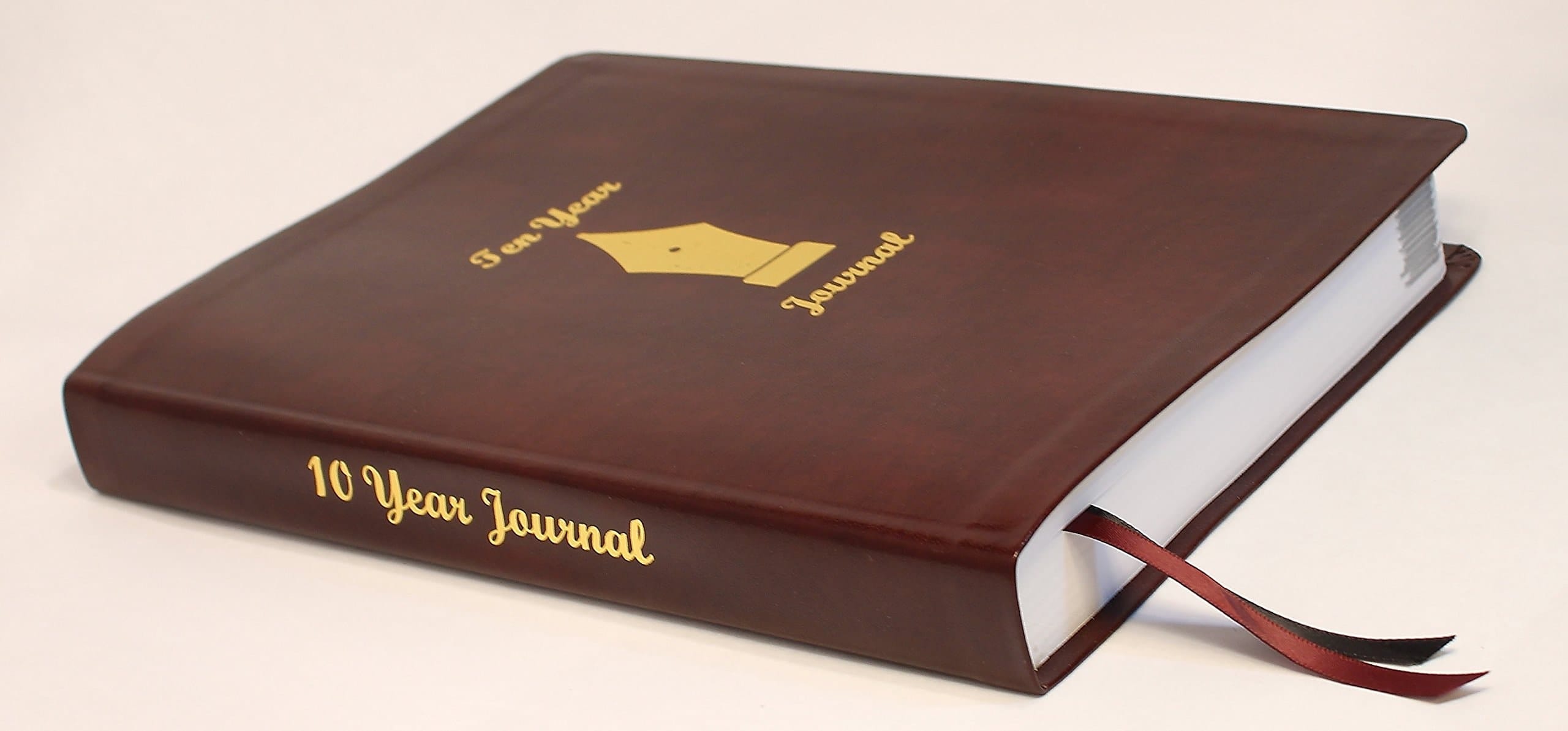 Ten Year Journal 2021 - 2031 Burgundy Cover