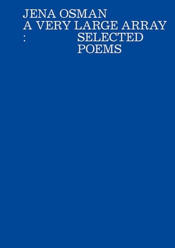 A Very Large Array Selected Poems