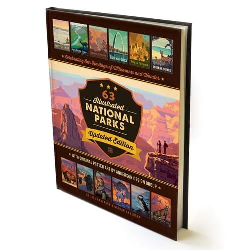 63 Illustrated National Parks (Hardcover) Updated Edition