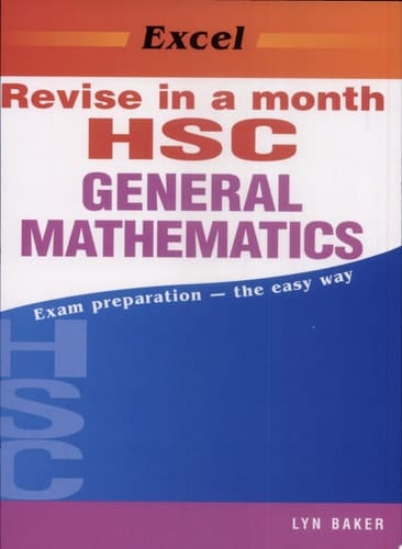 Excel Revise HSC General Maths in a Month