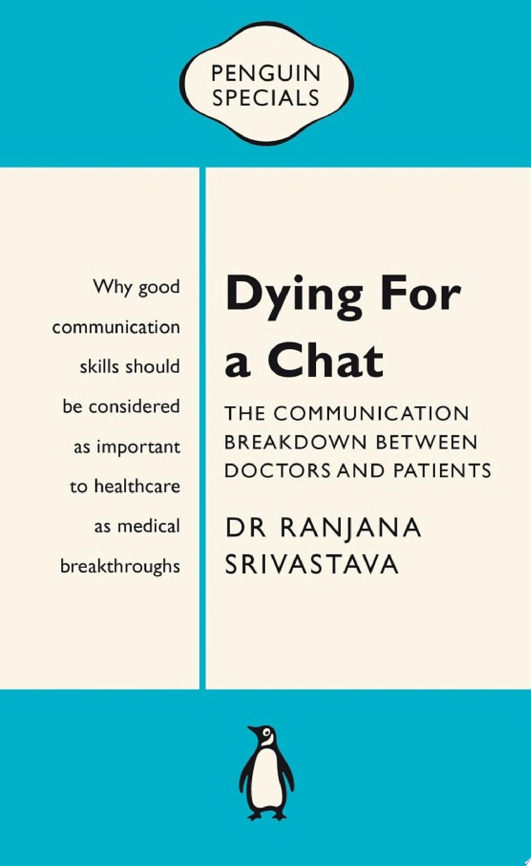 Dying for a Chat: Penguin Special Penguin Special
