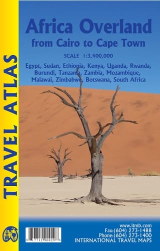 Africa Overland From Cairo to Cape Town : Travel Atlas