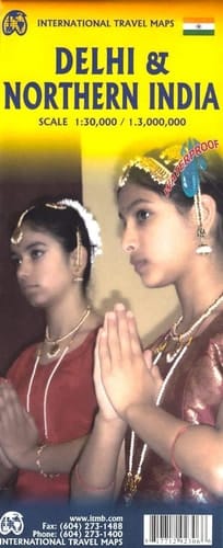 . Delhi & Northern India Travel Reference 1:30k/1:3M WP