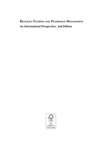 Religious Tourism and Pilgrimage Management