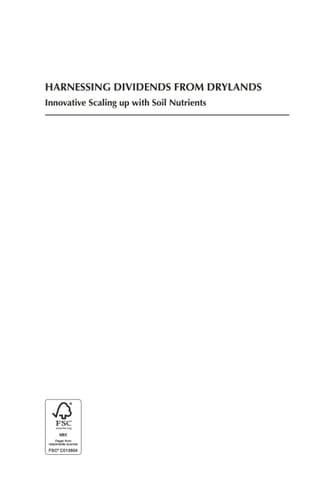Harnessing Dividends from Drylands