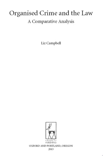 Organised Crime and the Law
