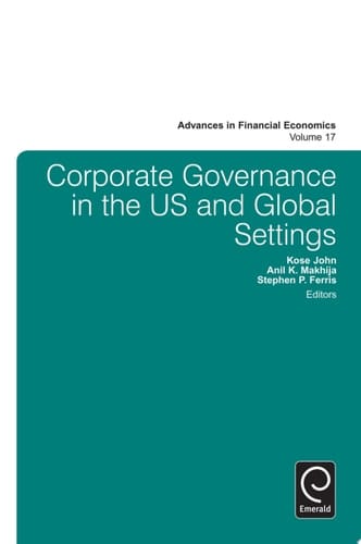 Corporate Governance in the US and Global Settings