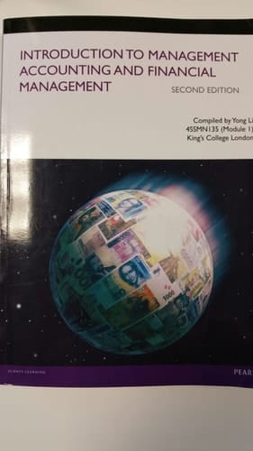 Introduction to Management Accounting and Financial Management