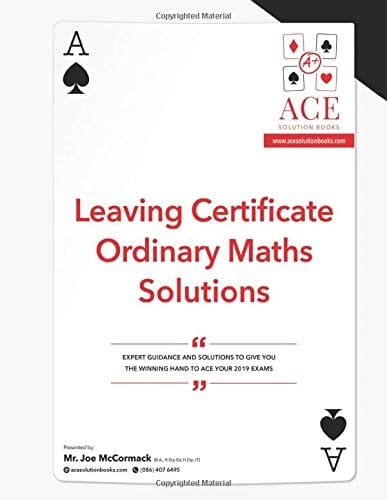 Leaving Certificate Ordinary Maths Solutions 2018/2019