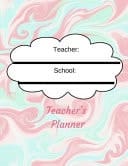 Teachers Planner A Cute Professional Weekly and Monthly Undated Academic Teacher's Lesson Plan Book for Teaching