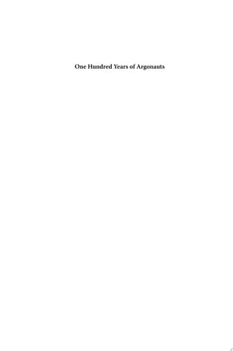 One Hundred Years of Argonauts