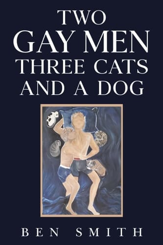 Two Gay Men Three Cats and a Dog