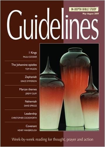 Guidelines May - August 2009 In-depth Bible Study