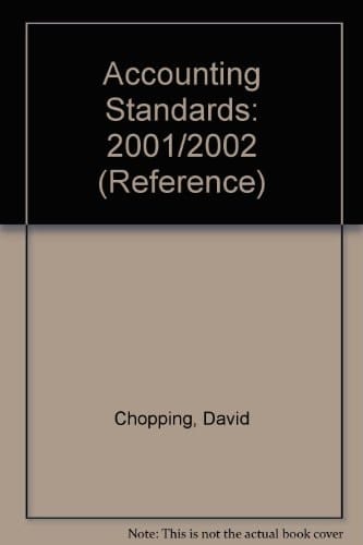 Accounting Standards 2001/2002 Extant at 30 April 2001