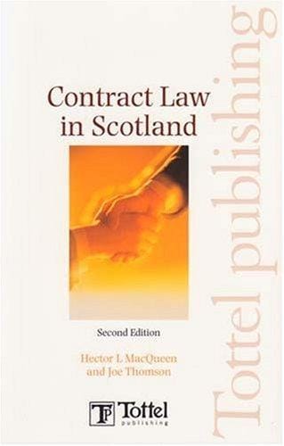 Contract law in Scotland