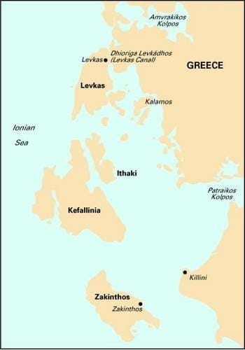Imray Chart G12 South Ionian Islands