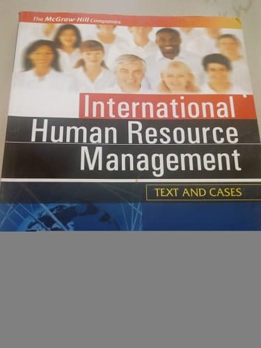 International Human Resource Management