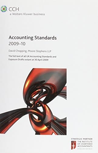 Accounting Standards 2009-10 Extant at 30 April 2009