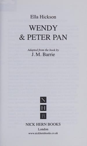 Wendy & Peter Pan