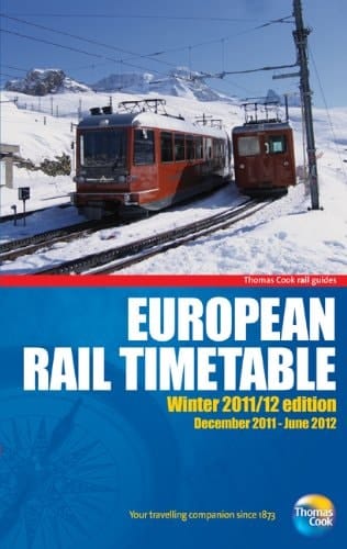 European Rail Timetable Winter 2011/12 Special Seasonal Editions of Our Hugely Popular European Timetable