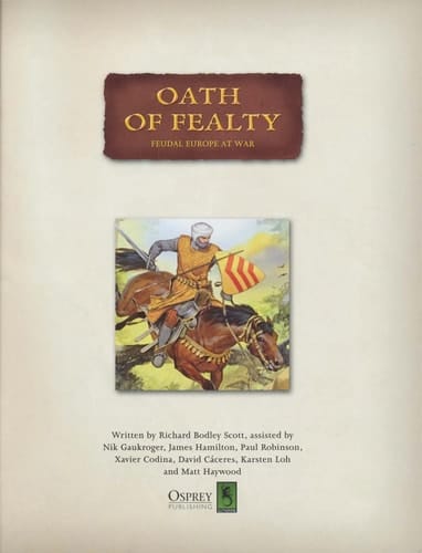 Oath of Fealty : Feudal Europe at War