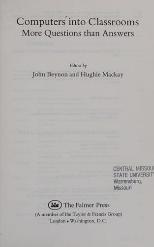 Children, Classrooms & Computers