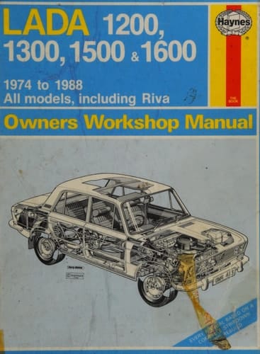 Haynes Lada 1200, 1300, 1500 and 1600 Owners Workshop Manual, No. 413 1974-1988