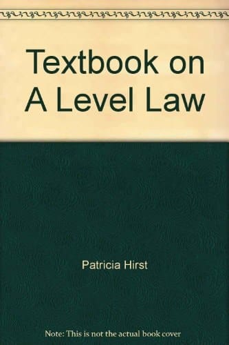 Textbook on "A" Level Law
