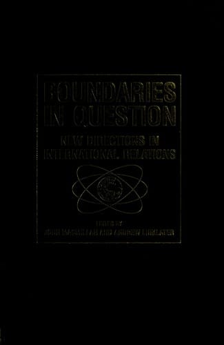 Boundaries in Question: New Directions in International Relations