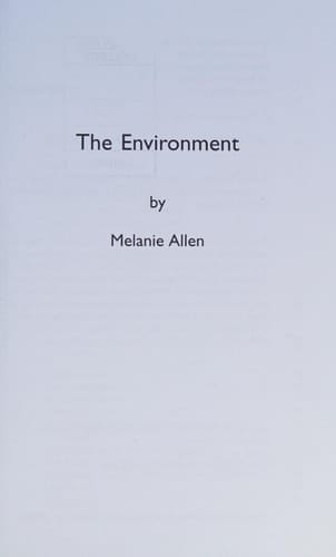 The Environment